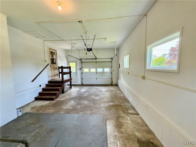 4062 Port St, Richland, NY 13142 - garage featuring a garage door opener