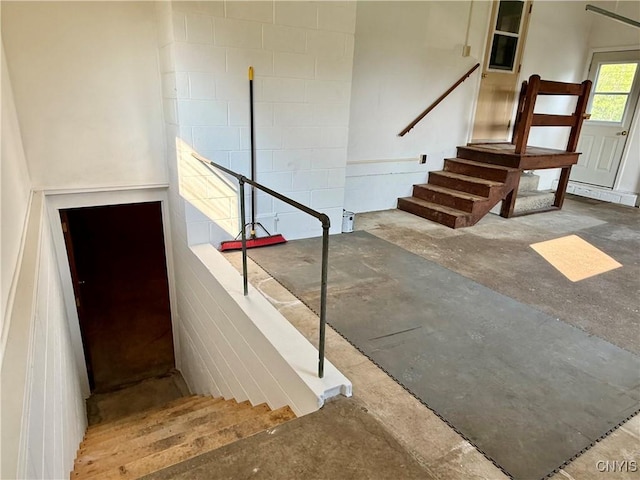 4062 Port St, Richland, NY 13142 - stairs with concrete flooring