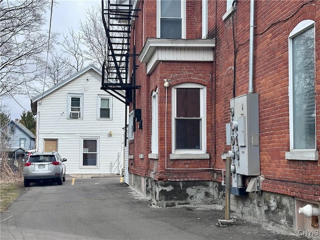 36 Lincoln Ave, Cortland, NY 13045 - view of side of home featuring brick siding