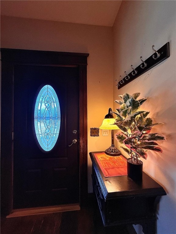 view of foyer entrance