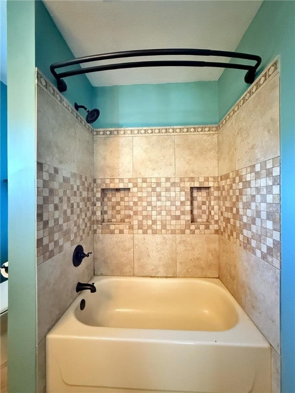 full bath featuring shower / bathing tub combination