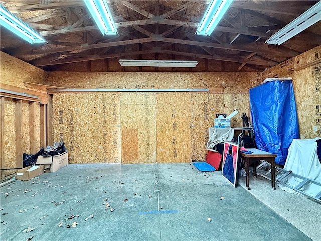 view of storage area