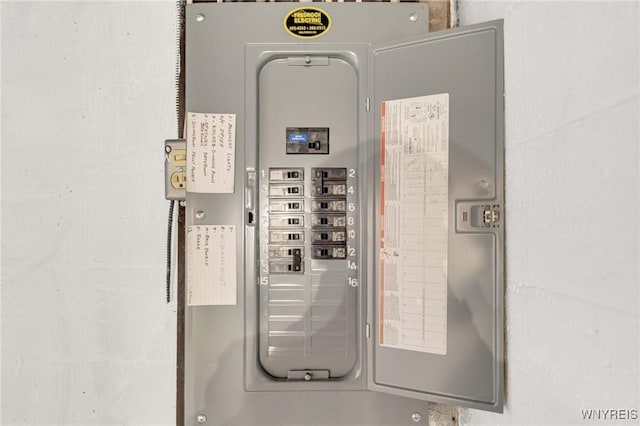 2486 Willow Ave, Niagara Falls, NY 14305 - utility room with electric panel
