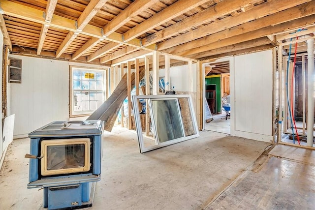 view of basement