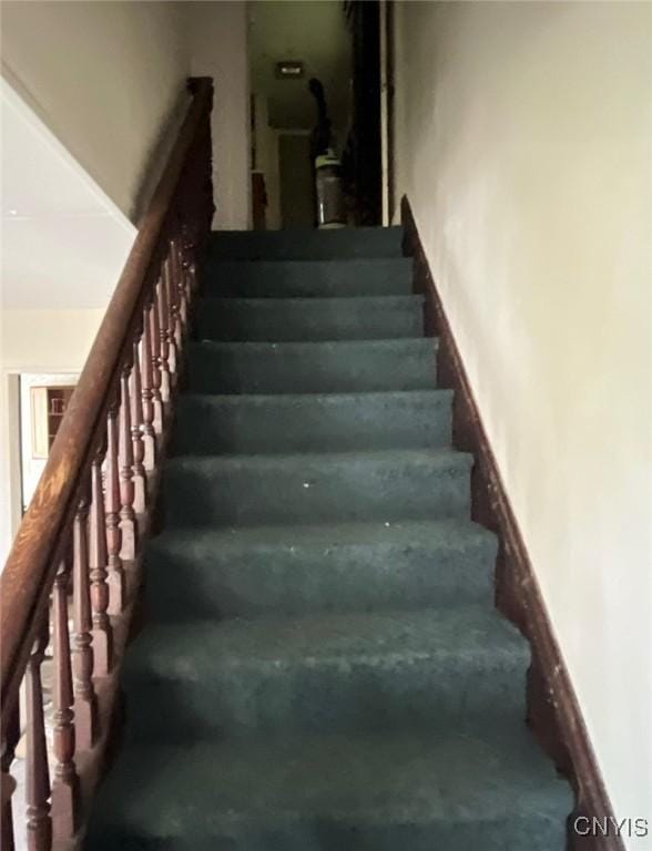 24 Spring St, German Flatts, NY 13357 - stairs with carpet