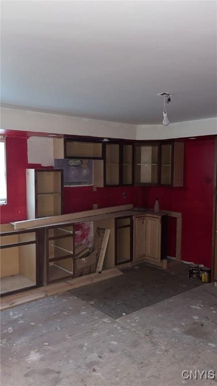 88 Burwell St, Little Falls-City, NY 13365 - kitchen with glass insert cabinets