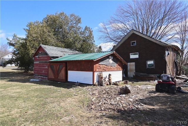 37754 County Route 194, Antwerp, NY 13608 - view of side of home with a lawn and an outdoor structure