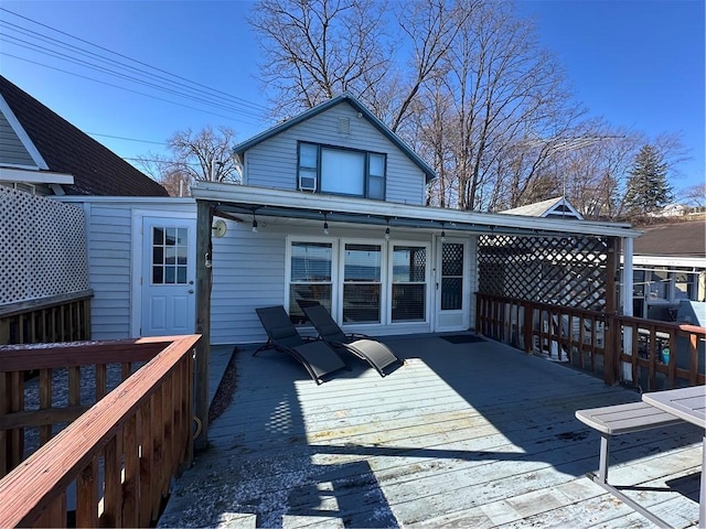 view of deck