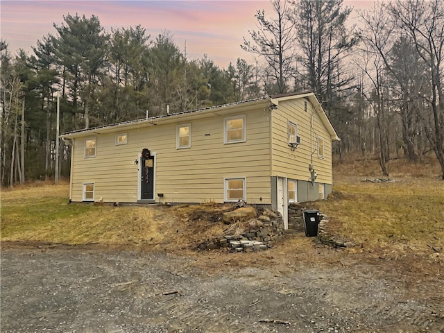 268 Mallory Rd, Chemung, NY 14825 - rear view of house featuring view of scattered trees