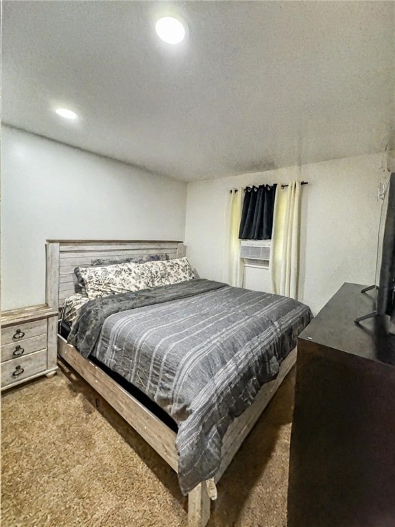 268 Mallory Rd, Chemung, NY 14825 - carpeted bedroom featuring a textured ceiling and recessed lighting