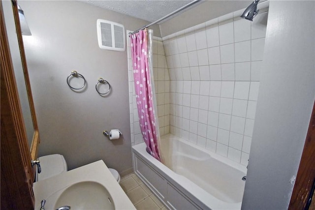21 Algonquin Dr, Big Flats, NY 14845 - bathroom with tile patterned flooring and shower / bath combo with shower curtain