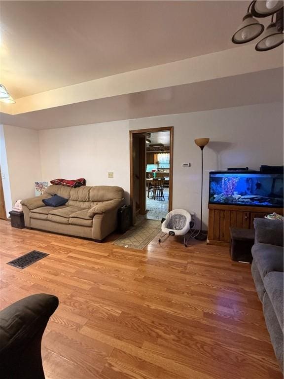 39 Steuben St, Addison, NY 14801 - living area with wood finished floors