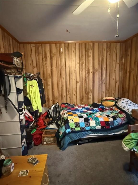 39 Steuben St, Addison, NY 14801 - bedroom with wood walls