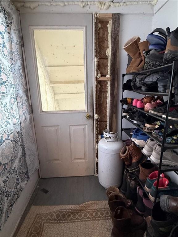 39 Steuben St, Addison, NY 14801 - doorway with wood finished floors