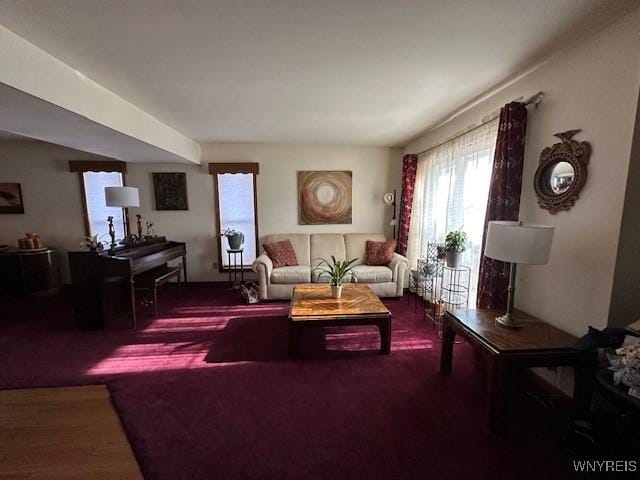 view of living area