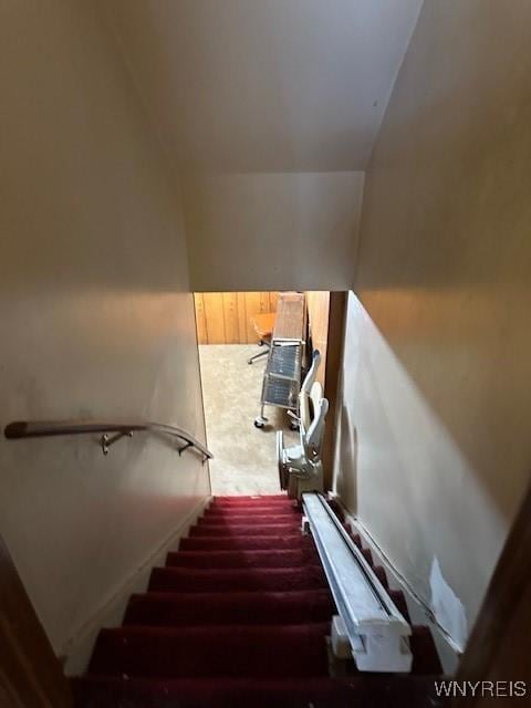 view of staircase
