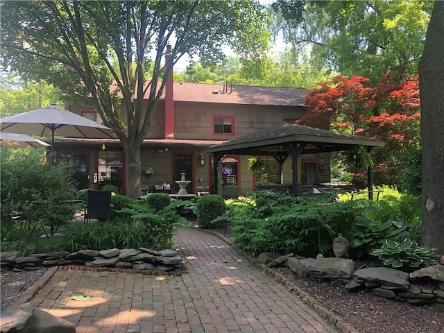4508 State Route 64, Bristol, NY 14424 - rear view of house with a gazebo