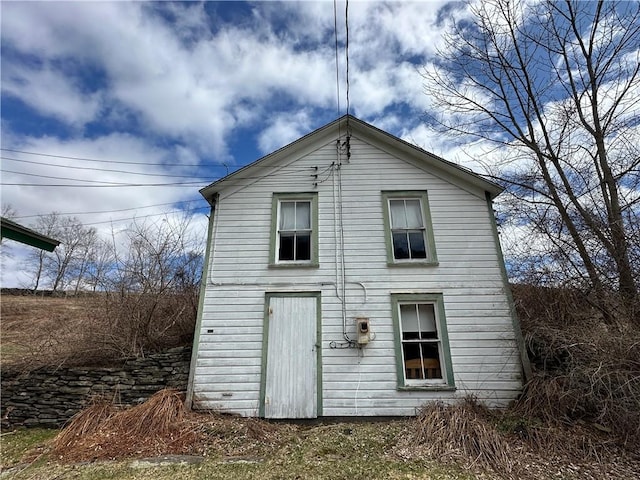 1114 Bull Run Rd, Middletown, NY 12455 - view of rear view of house