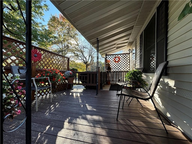 view of deck