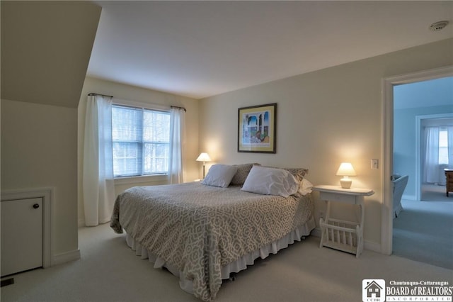2401/2 Lakeside Dr, Ellery, NY 14712 - carpeted bedroom featuring baseboards and visible vents