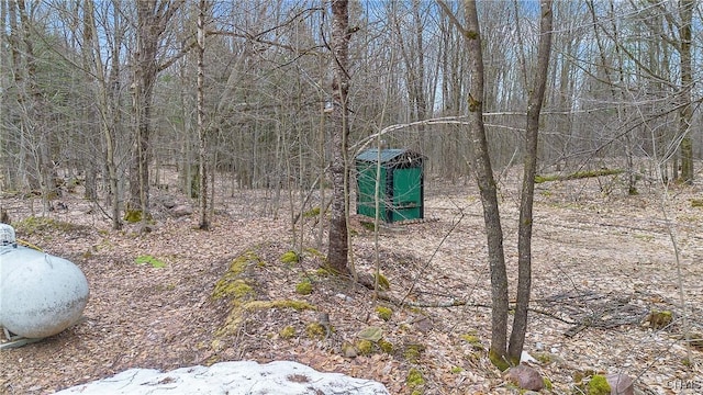 exterior space with heating fuel