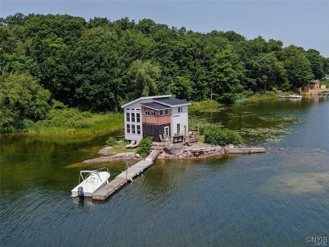 46337 Lake Of The Isle, Alexandria, NY 13607 - aerial view featuring a water view