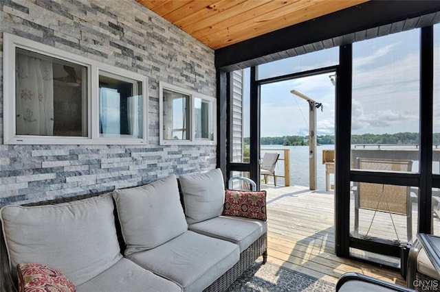 46337 Lake Of The Isle, Alexandria, NY 13607 - sunroom with a water view