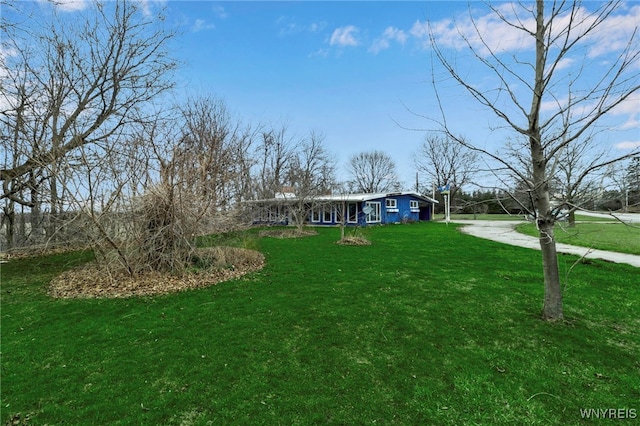 11765 Maple Ridge Rd, Shelby, NY 14103 - view of front of property featuring a front lawn and concrete driveway