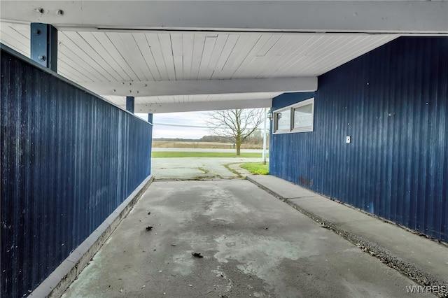 11765 Maple Ridge Rd, Shelby, NY 14103 - exterior space featuring an attached carport