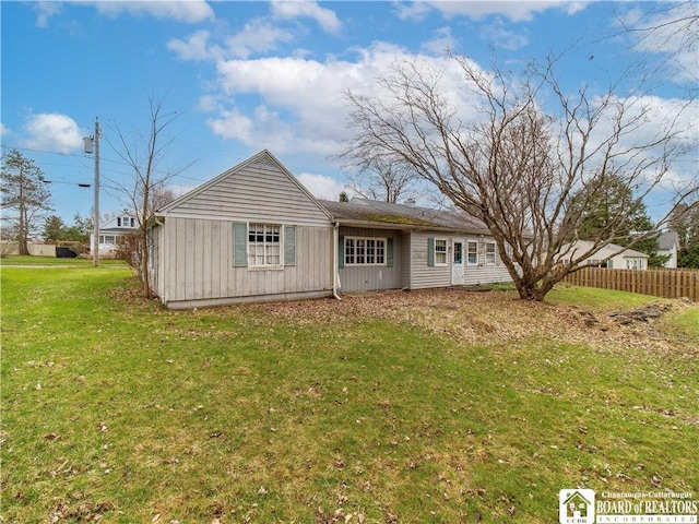 111 Springdale, Jamestown, NY 14701 - single story home with fence and a front yard