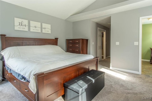 4973 Wilder Rd, Ellisburg, NY 13605 - bedroom with baseboards, carpet floors, and vaulted ceiling