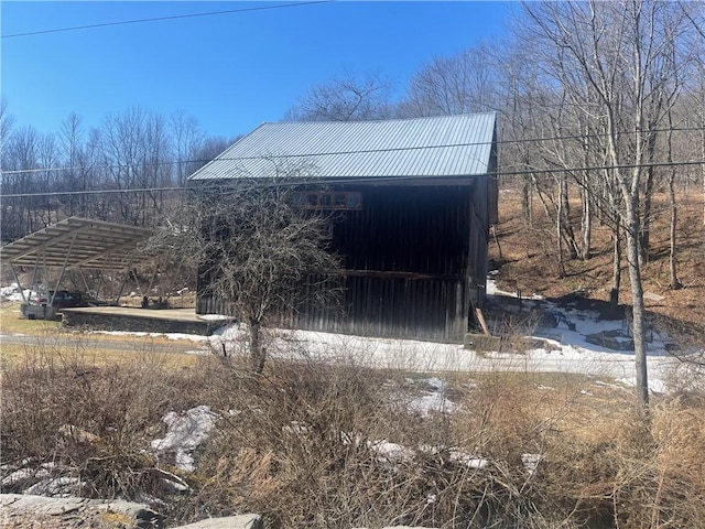 view of outbuilding featuring an outdoor structure
