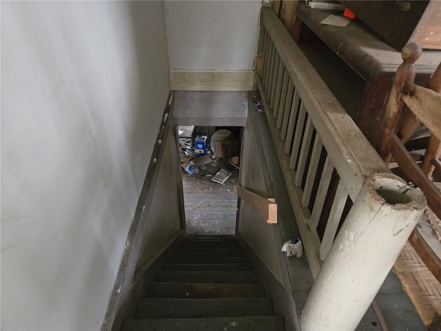 view of stairs