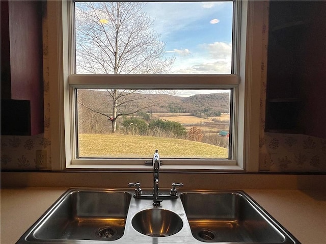 interior details with a sink