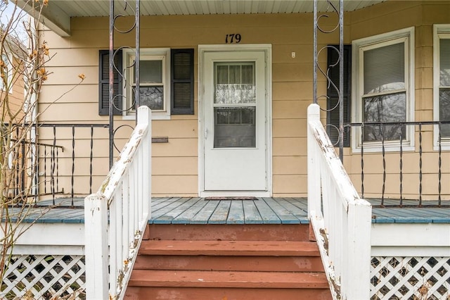 179 S W St, Geneva-City, NY 14456 - view of exterior entry with covered porch