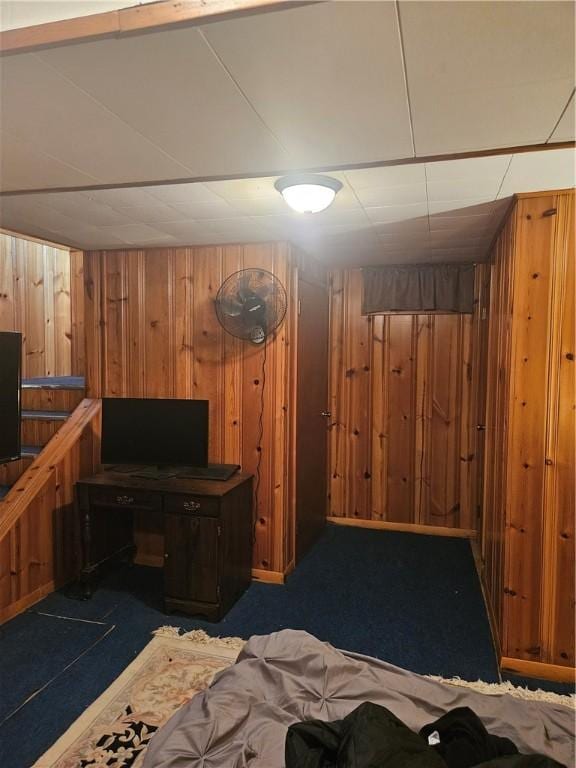 305 State St, Smethport-Borough, PA 16749 - unfurnished bedroom with wood walls