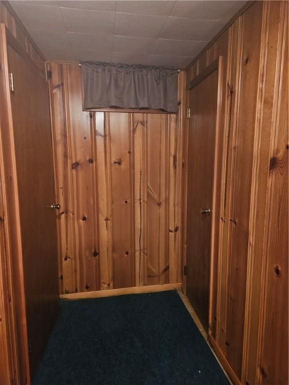 305 State St, Smethport-Borough, PA 16749 - corridor with wooden walls