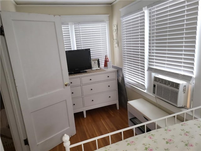 114 Country Club Dr, Elmira, NY 14905 - bedroom with dark wood finished floors