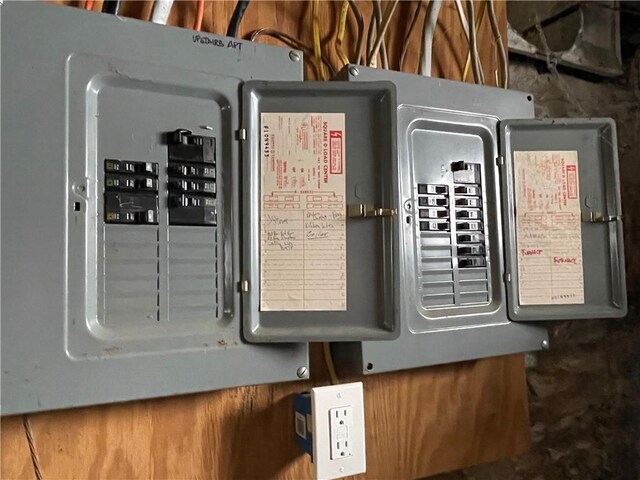 view of utility room