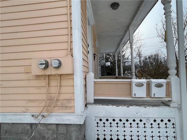 details featuring electric meter