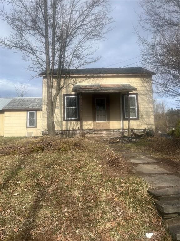 view of front of home