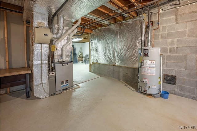 7131 Lakeshore Ter, Newfane, NY 14008 - unfinished below grade area featuring water heater