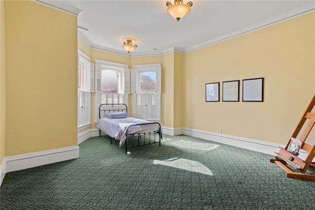 280 S Main St, Canandaigua-City, NY 14424 - bedroom with ornamental molding, carpet, and baseboards