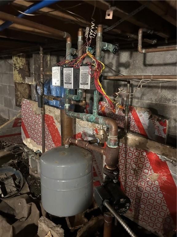 view of utility room