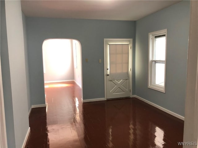 202 Thompson St, Buffalo, NY 14207 - unfurnished room featuring wood finished floors and baseboards