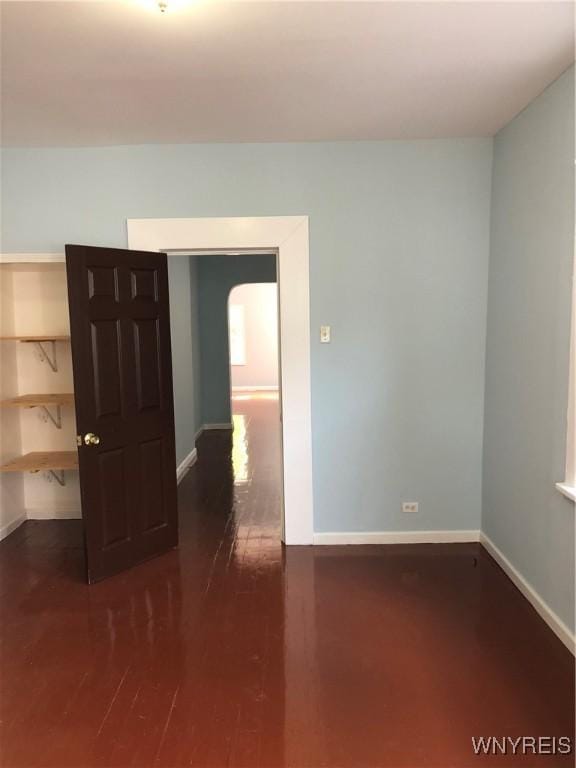 202 Thompson St, Buffalo, NY 14207 - unfurnished room with dark wood finished floors and baseboards
