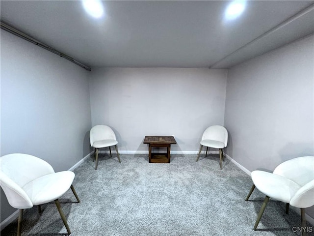 14 Barley Mow Run, New Hartford, NY 13413 - sitting room featuring baseboards and carpet flooring