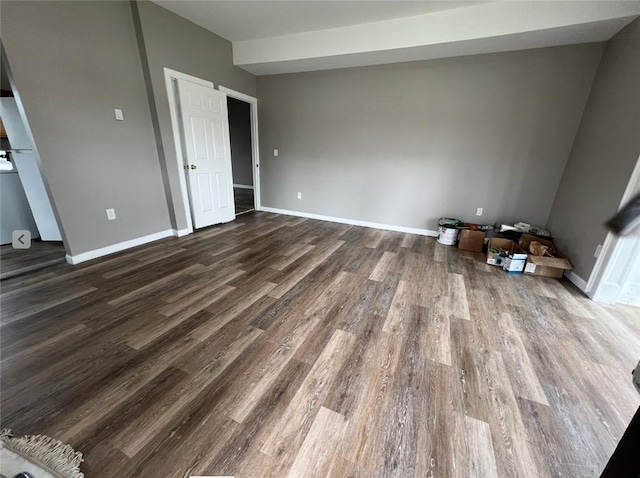 200 Henry St, Montour, NY 14865 - unfurnished bedroom with baseboards and dark wood finished floors