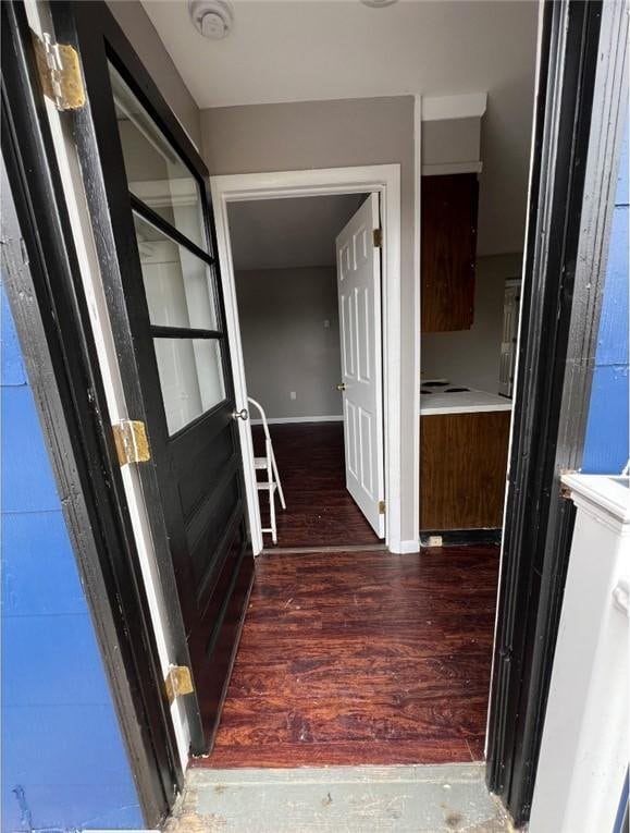 200 Henry St, Montour, NY 14865 - hall with wood finished floors