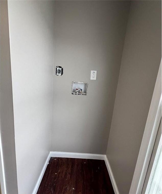 200 Henry St, Montour, NY 14865 - washroom with laundry area, washer hookup, baseboards, and electric dryer hookup